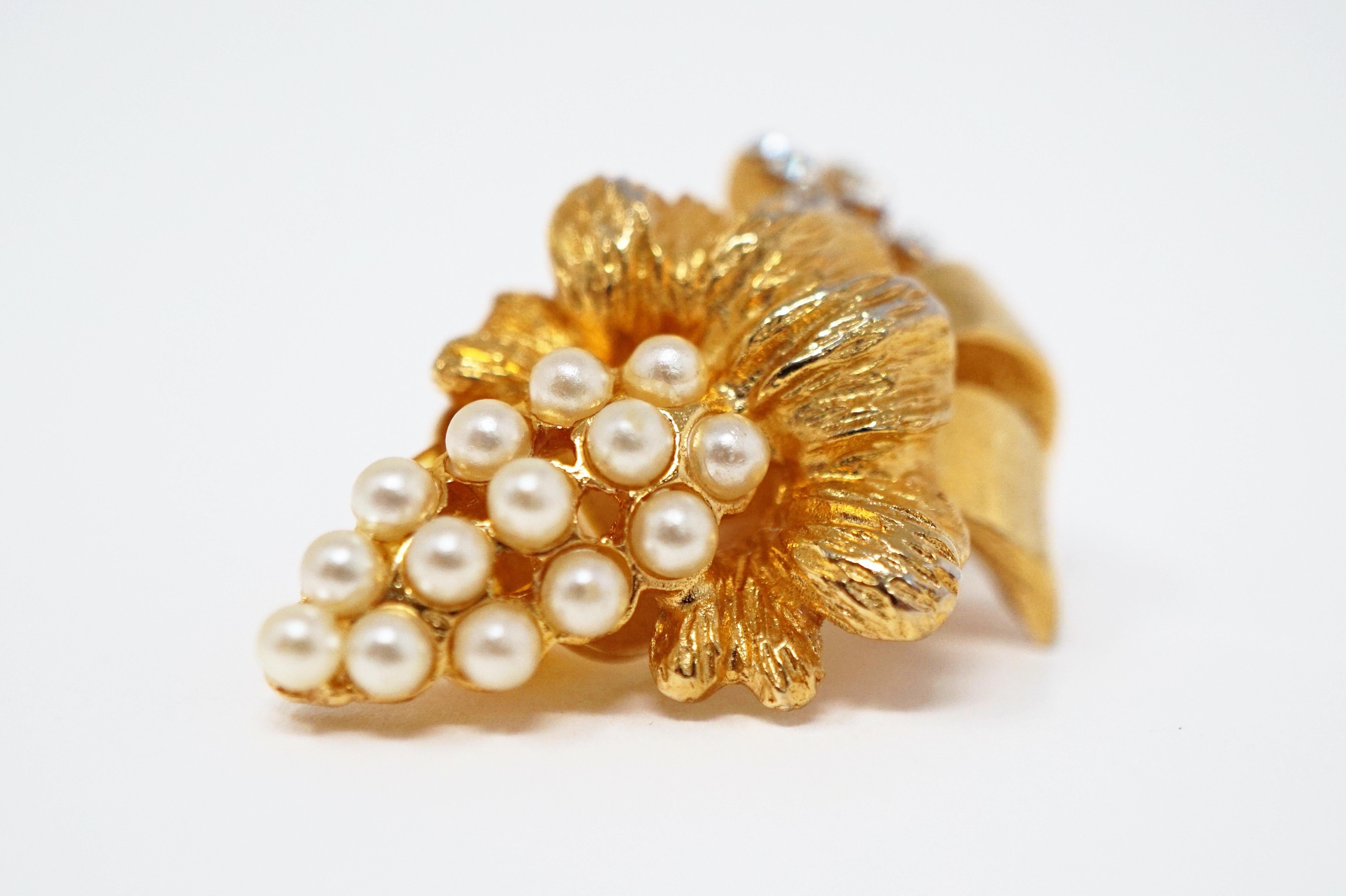 pearl statement earrings