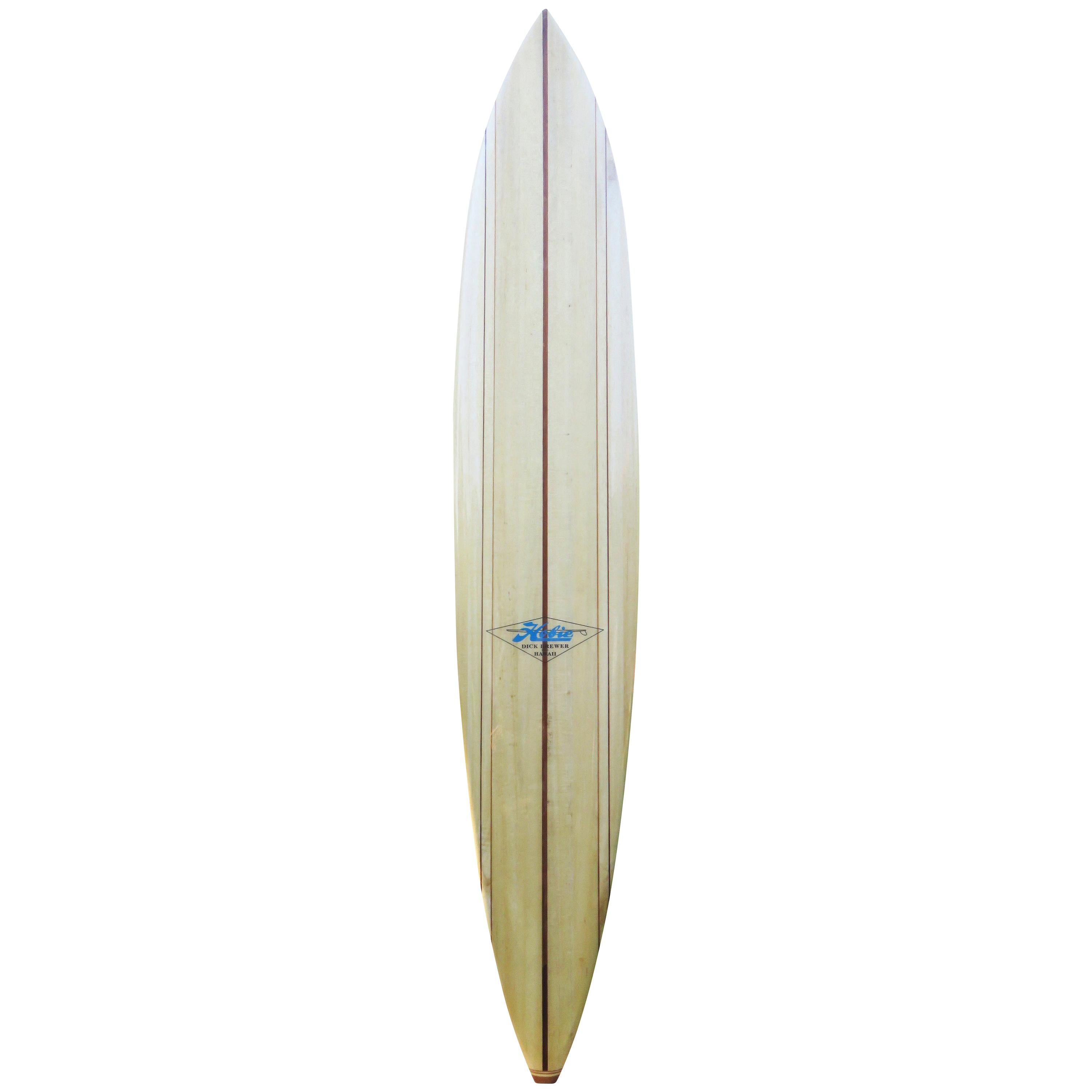 Hawaiian Koa Wood Surfboard Trophy or Award Vintage Style Longboard Kahanamoku 