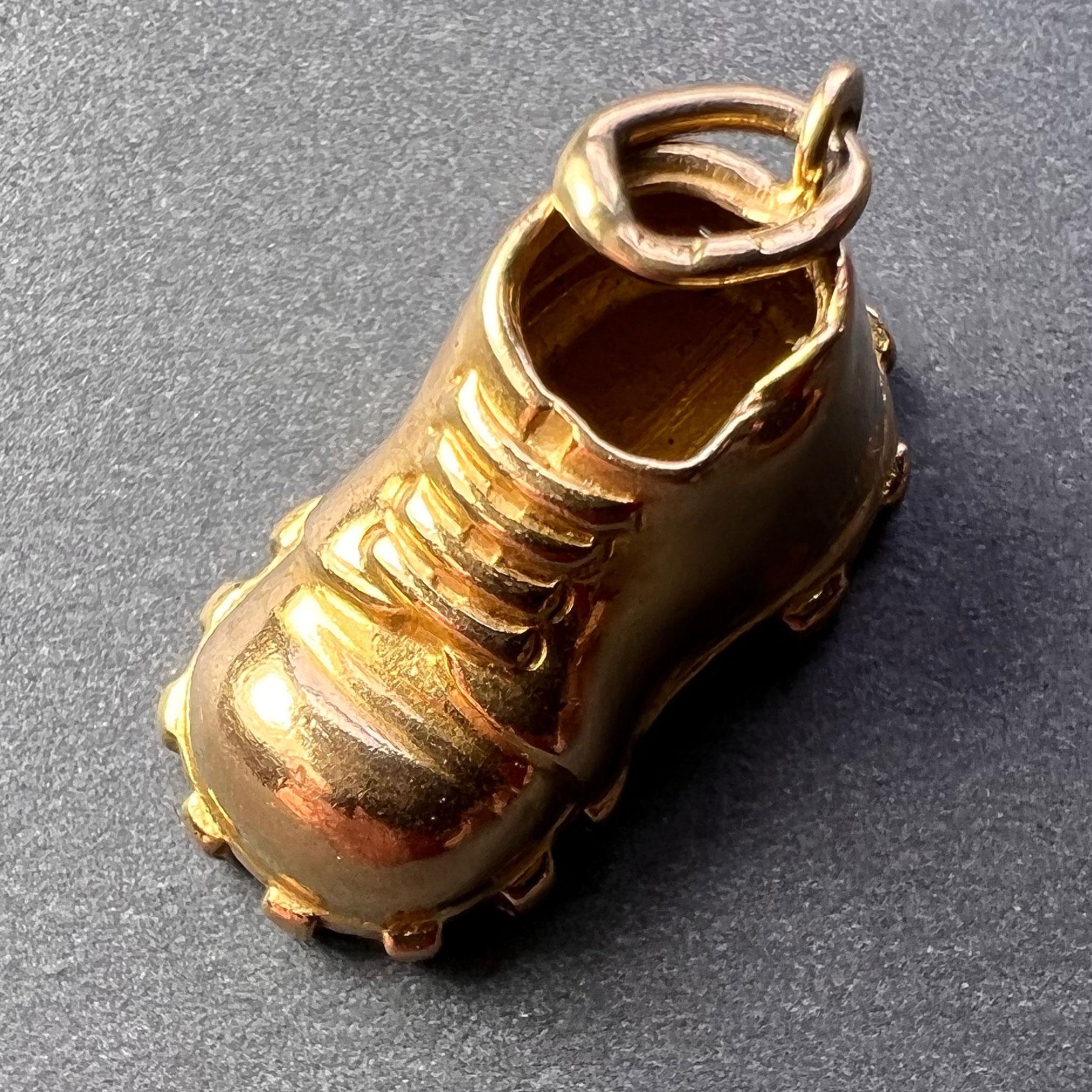 gold boot charm