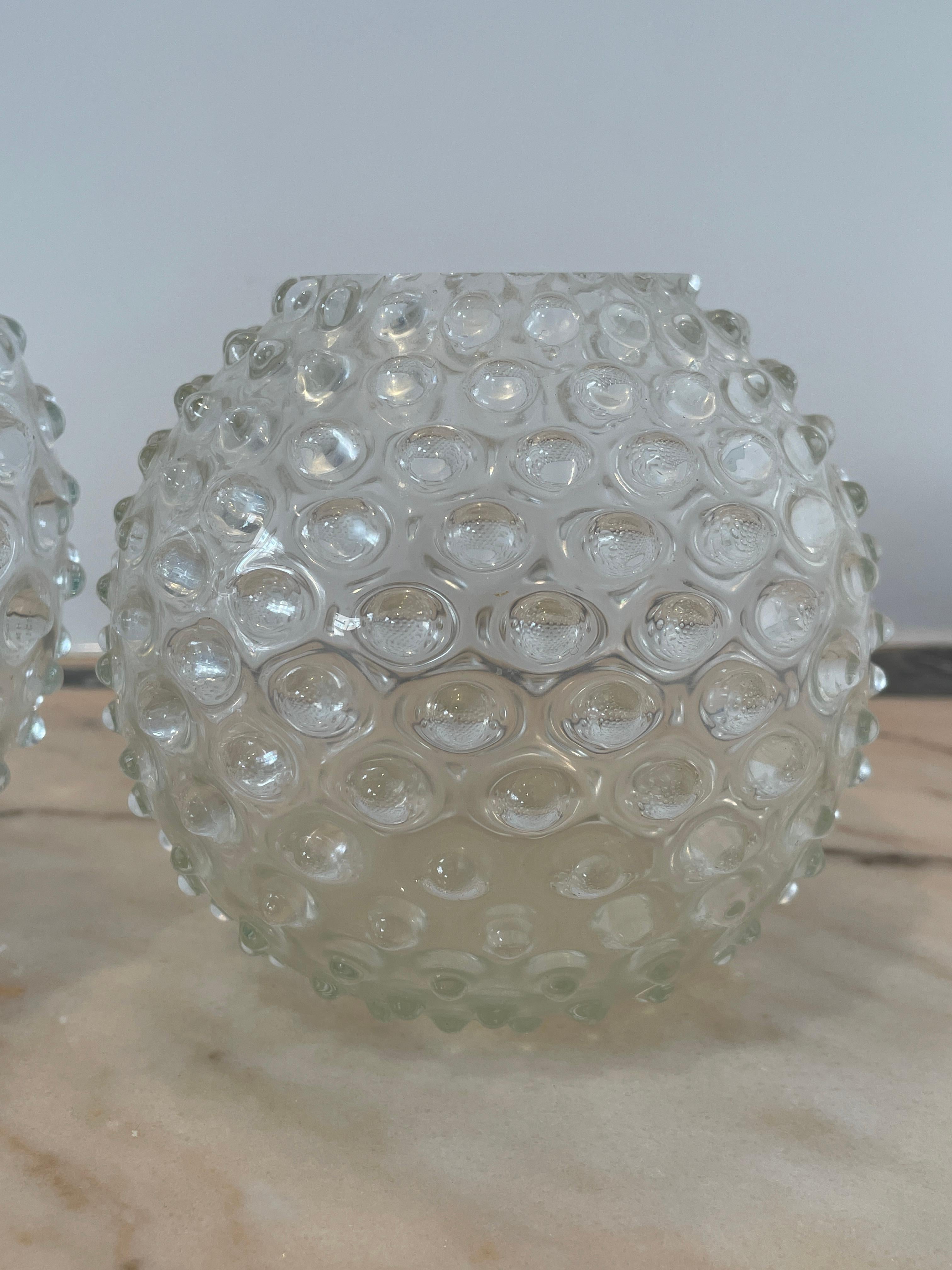Hobnail Vases by Ana Von Lipa In Good Condition For Sale In London, England