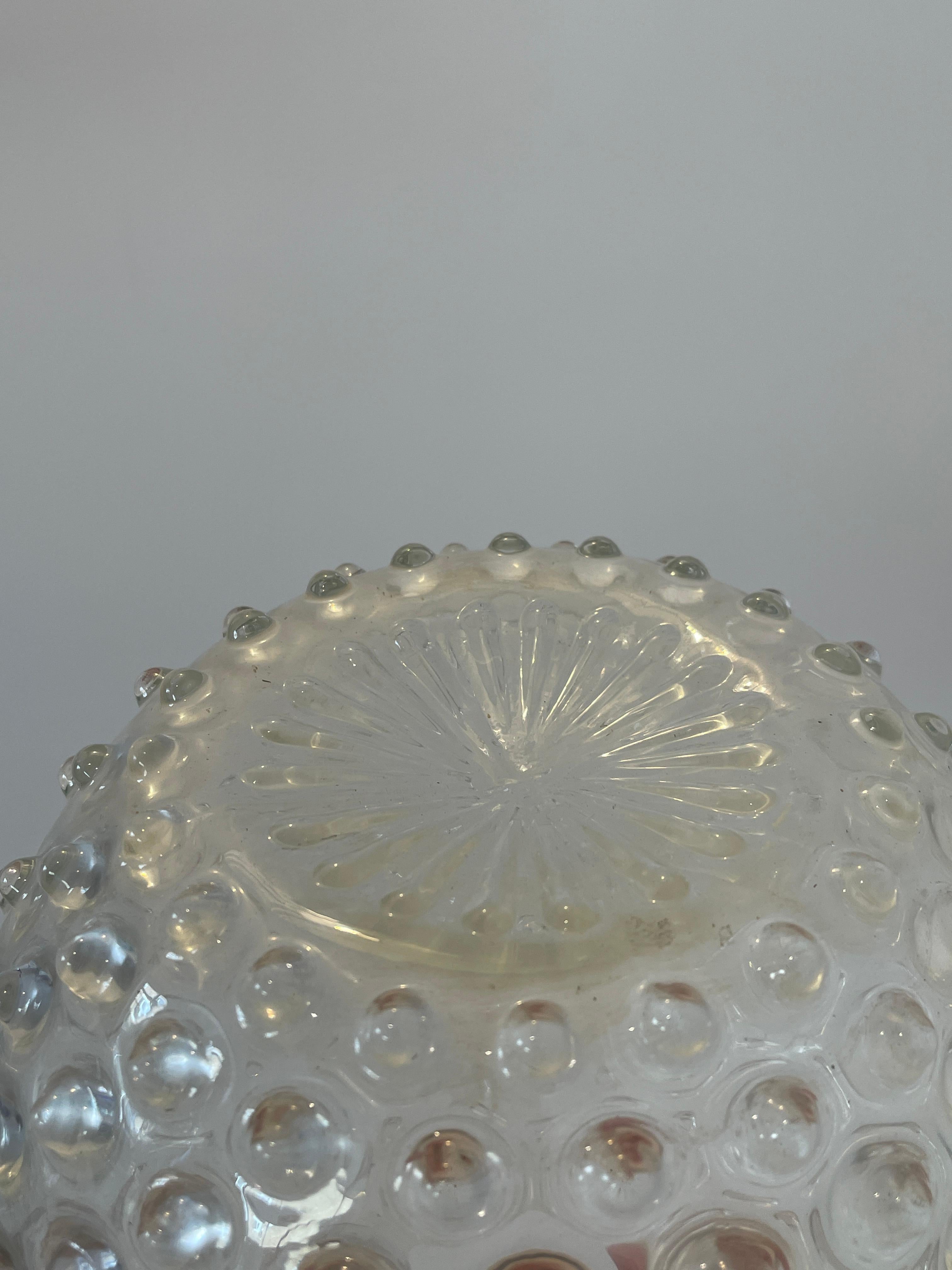 Blown Glass Hobnail Vases by Ana Von Lipa For Sale