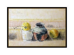 Hobson Pittman Pastel Painting Original Signed Still Life Fruit Food Artwork SBO