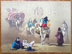 UN THÉ ET DES NOUVELLES RENCONTRES, Lithographie, Limitierte Auflage nummeriert, signiert