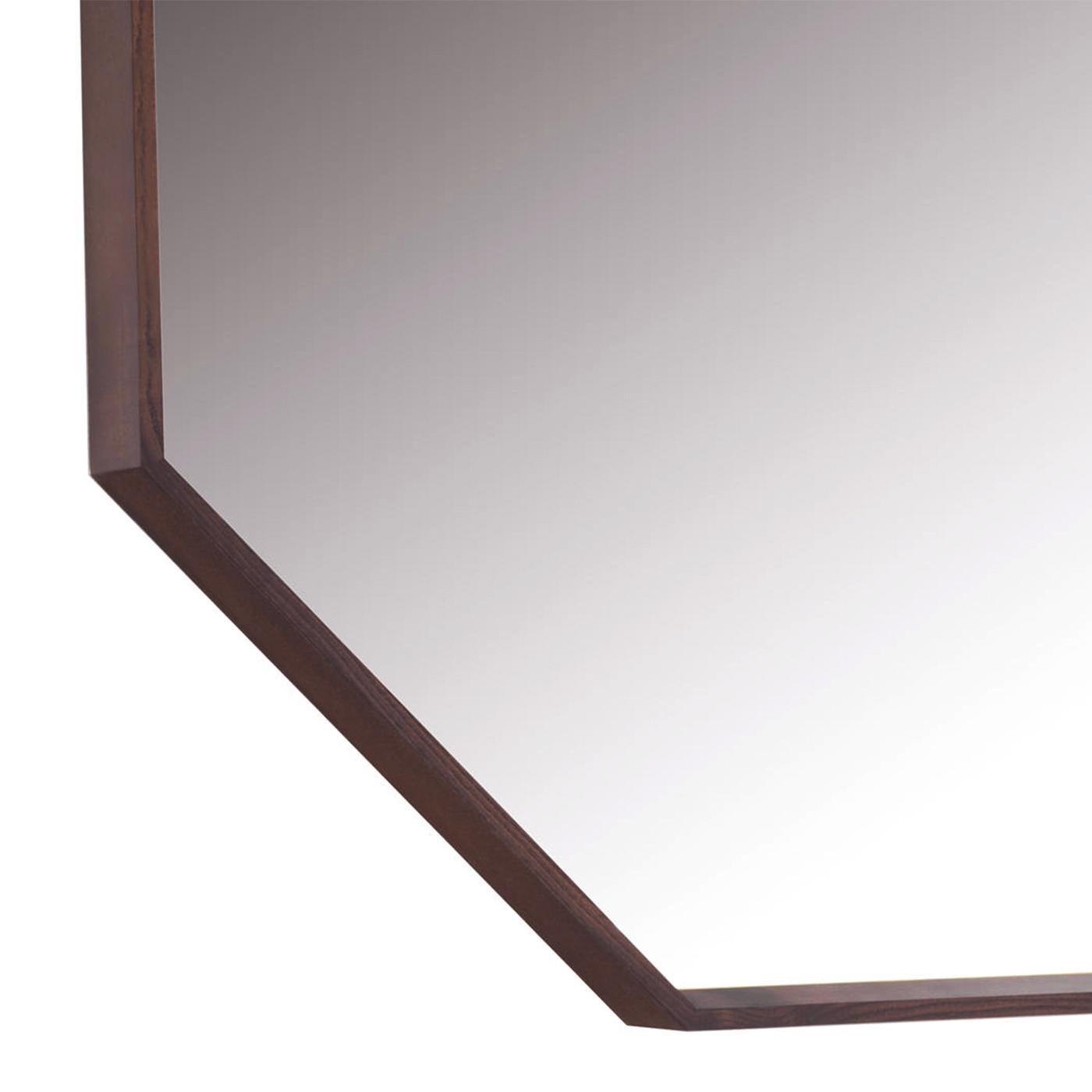 Brushed Hocto Ash Mirror For Sale