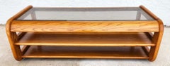 Hodges Mersman Oak Coffee Table MCM 1970s