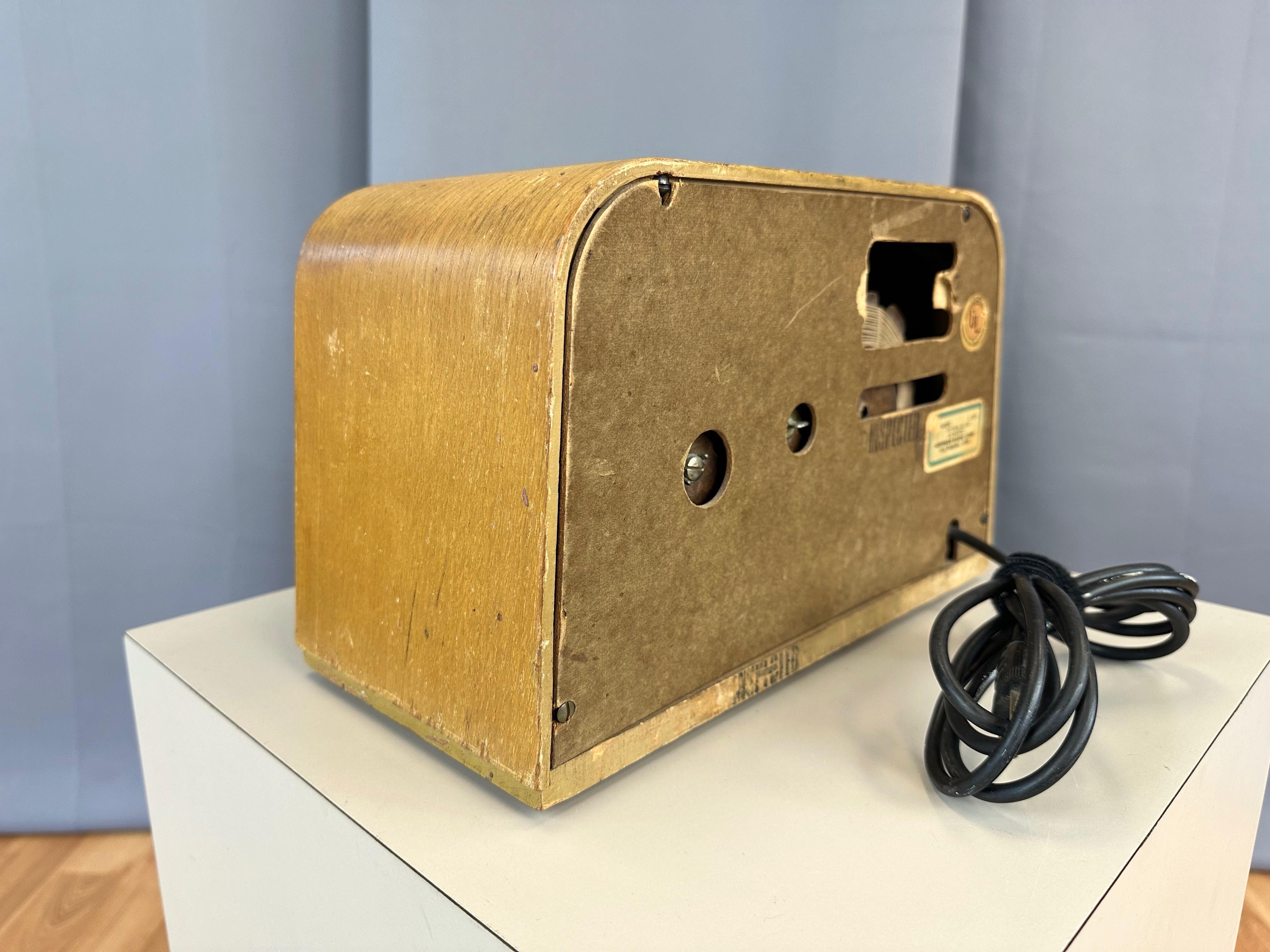 Hoffman Model A-309 Radio by Charles and Ray Eames and Evans Products Co., 1946 For Sale 3
