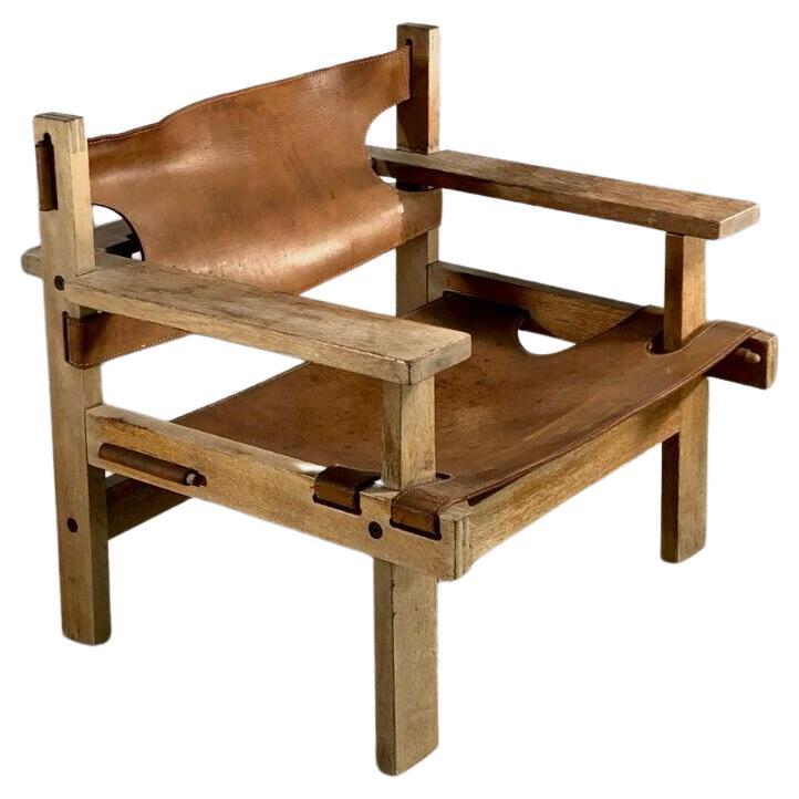 A RADICAL MODERNIST "Chief" ARMCHAIR by GUNNAR H. GUDMUNDSSON, Iceland 1960