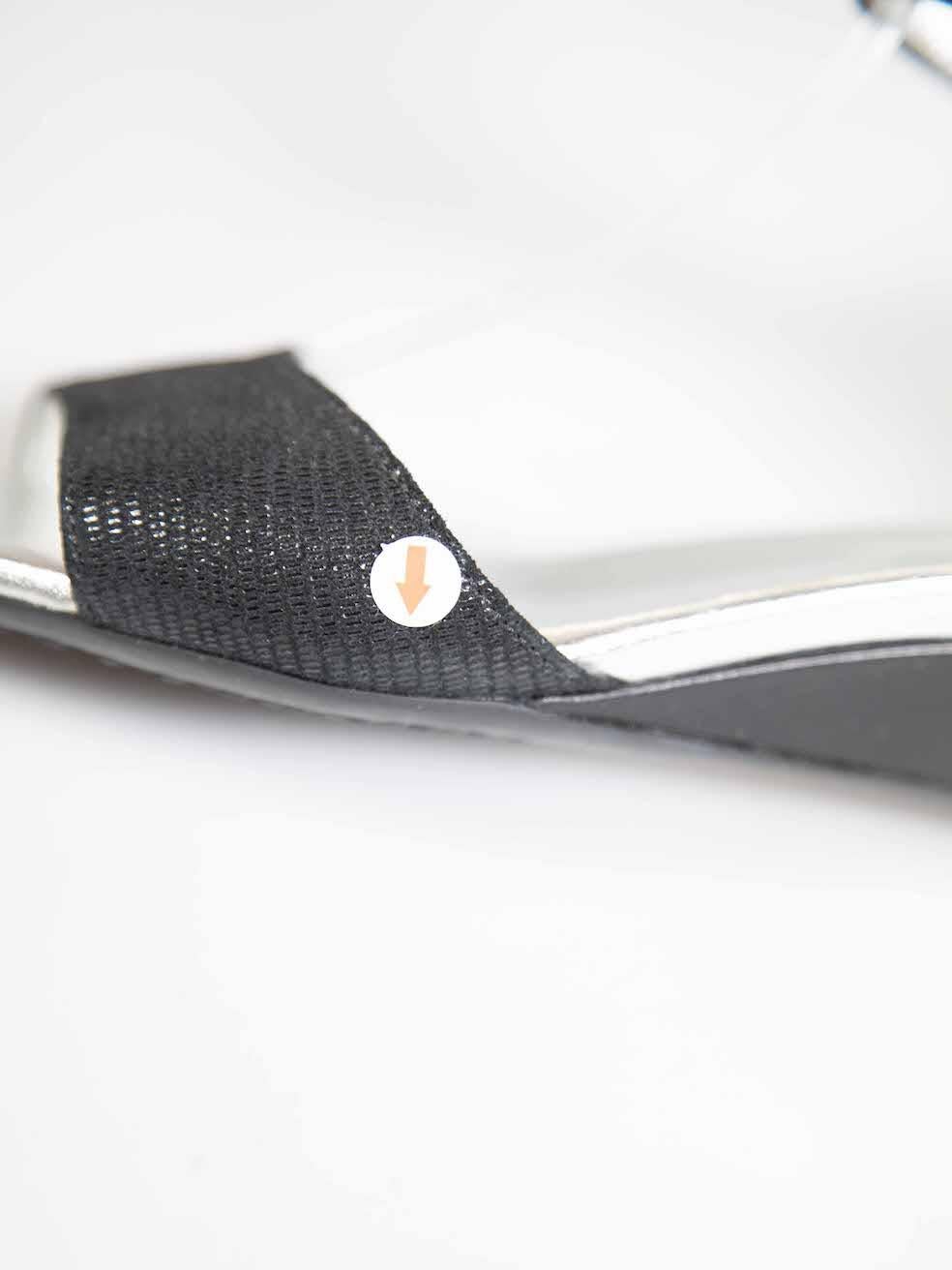 HOGAN Sandali in pelle scamosciata nera con cinturino in lucertola taglia IT 37 in vendita 1