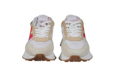 Hogan H641 Scarpe da ginnastica basse US9 EU39 Tan Pink White Orange Trainers