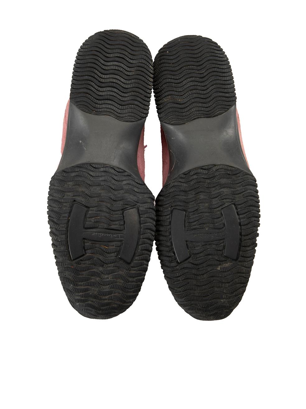 HOGAN Daim Rose Interactive Glitter Trainers Size IT 37.5 Bon état - En vente à London, GB