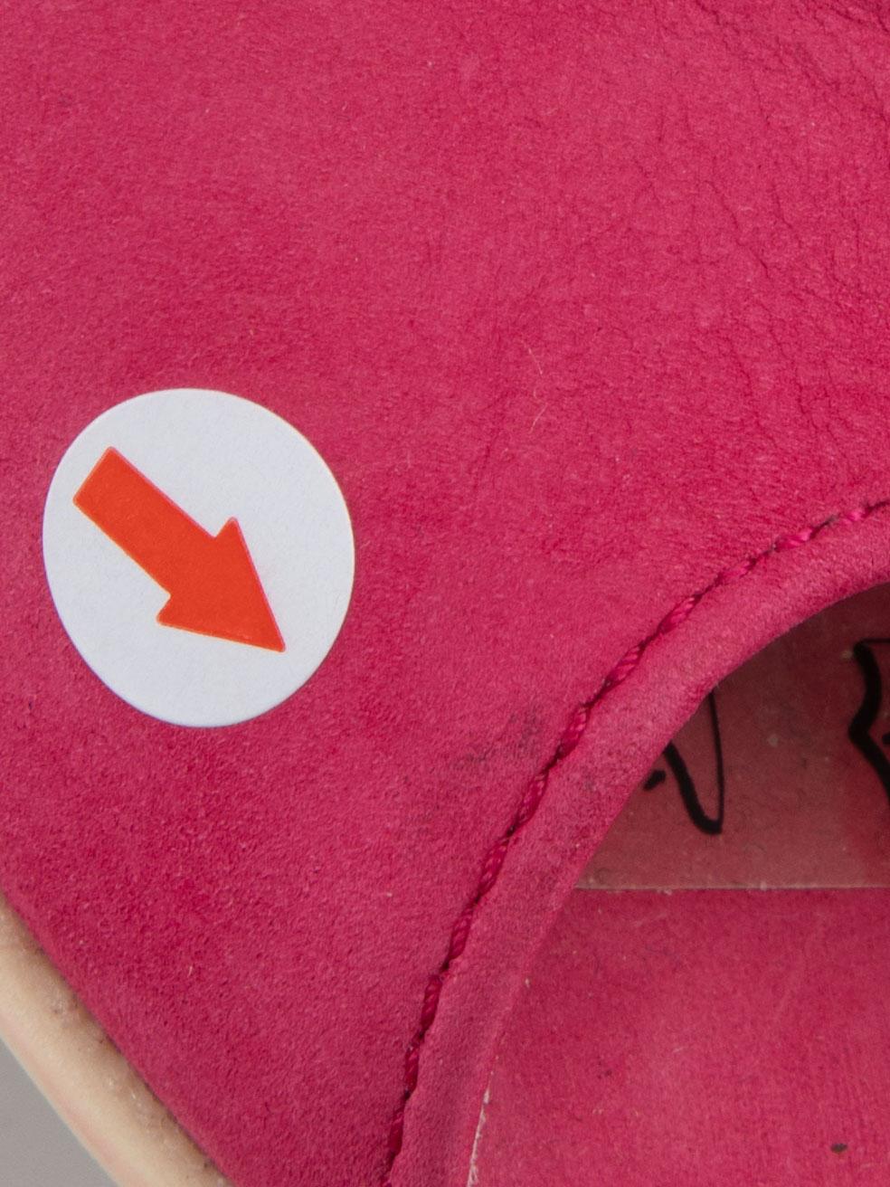 HOGAN Zeppa Peep Toe in camoscio rosa misura IT 37,5 in vendita 2