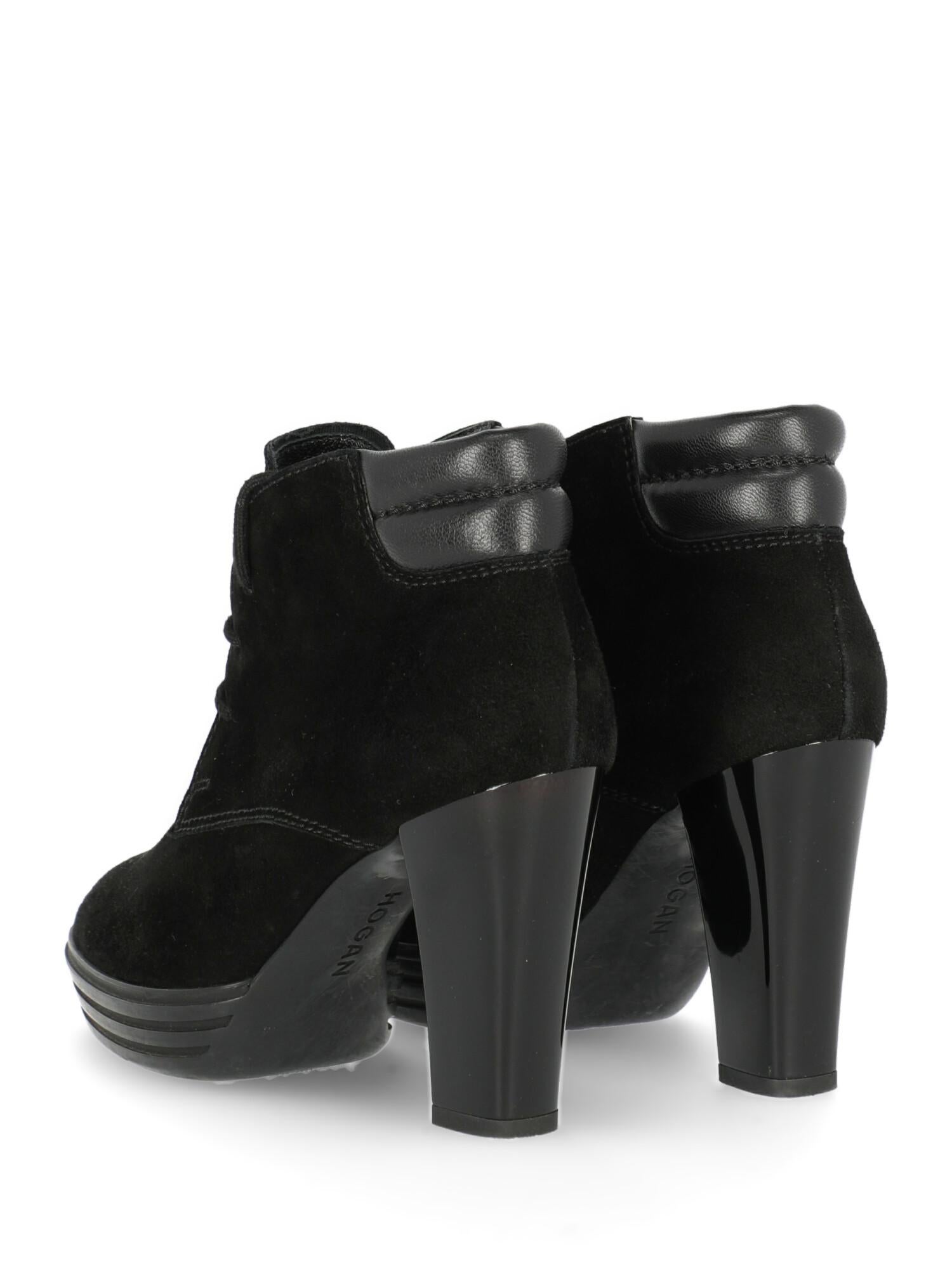 Hogan Woman Ankle boots Black EU 36 In Good Condition For Sale In Milan, IT