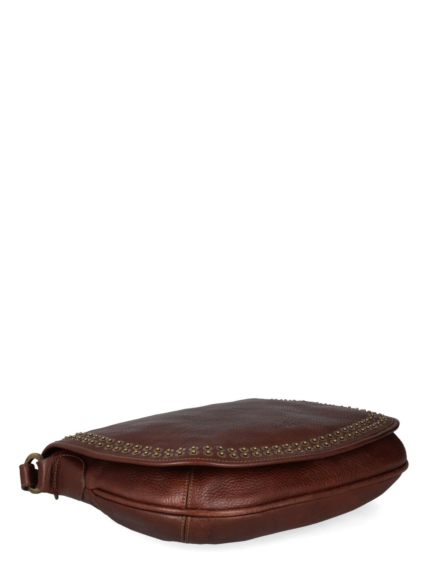 Hogan Women Shoulder bags Brown Leather  For Sale 1