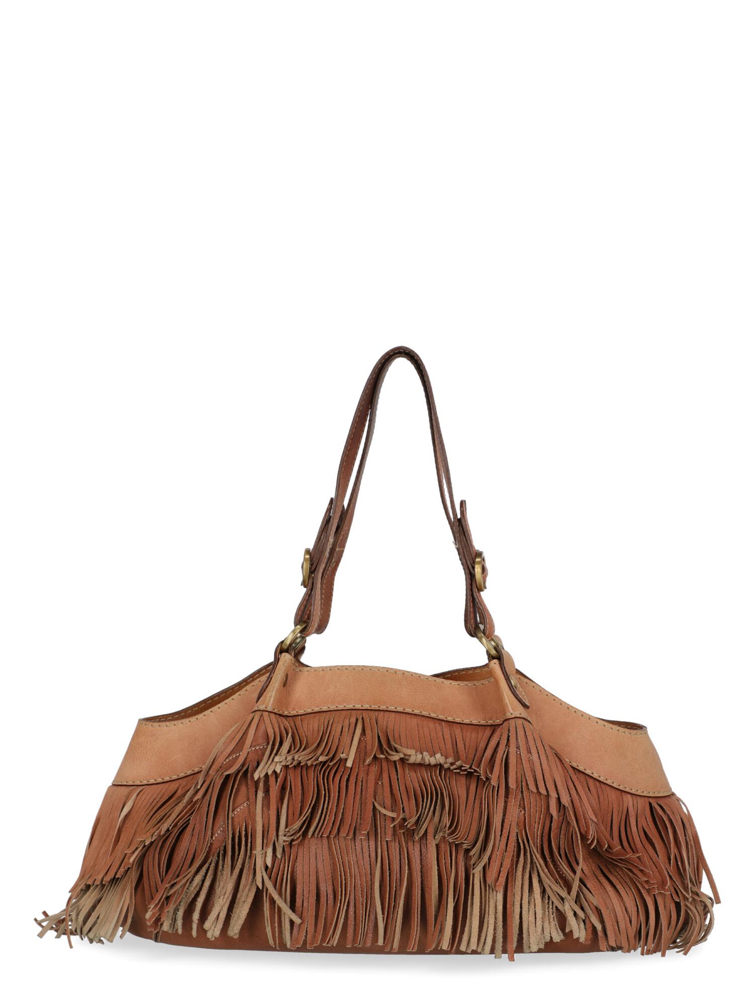 Hogan  Women   Shoulder bags  Camel Color Leather  In Good Condition For Sale In Milan, IT