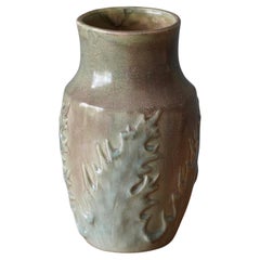 Höganas Keramik, Early Vase, Glazed Earthenware, Höganäs, Sweden, 1920s