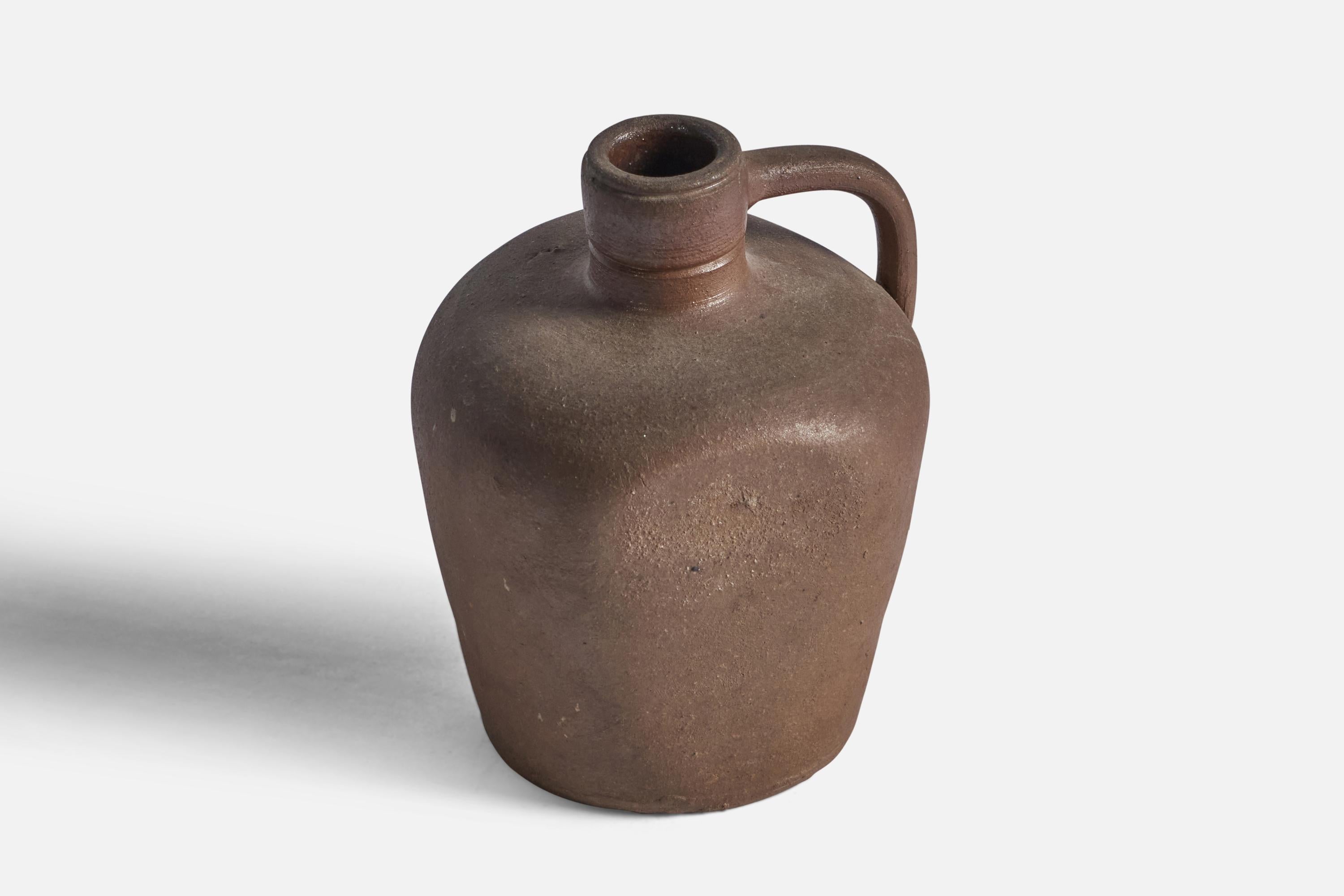 Swedish Höganäs Keramik, Pitcher, Stoneware, Sweden, 1930s For Sale