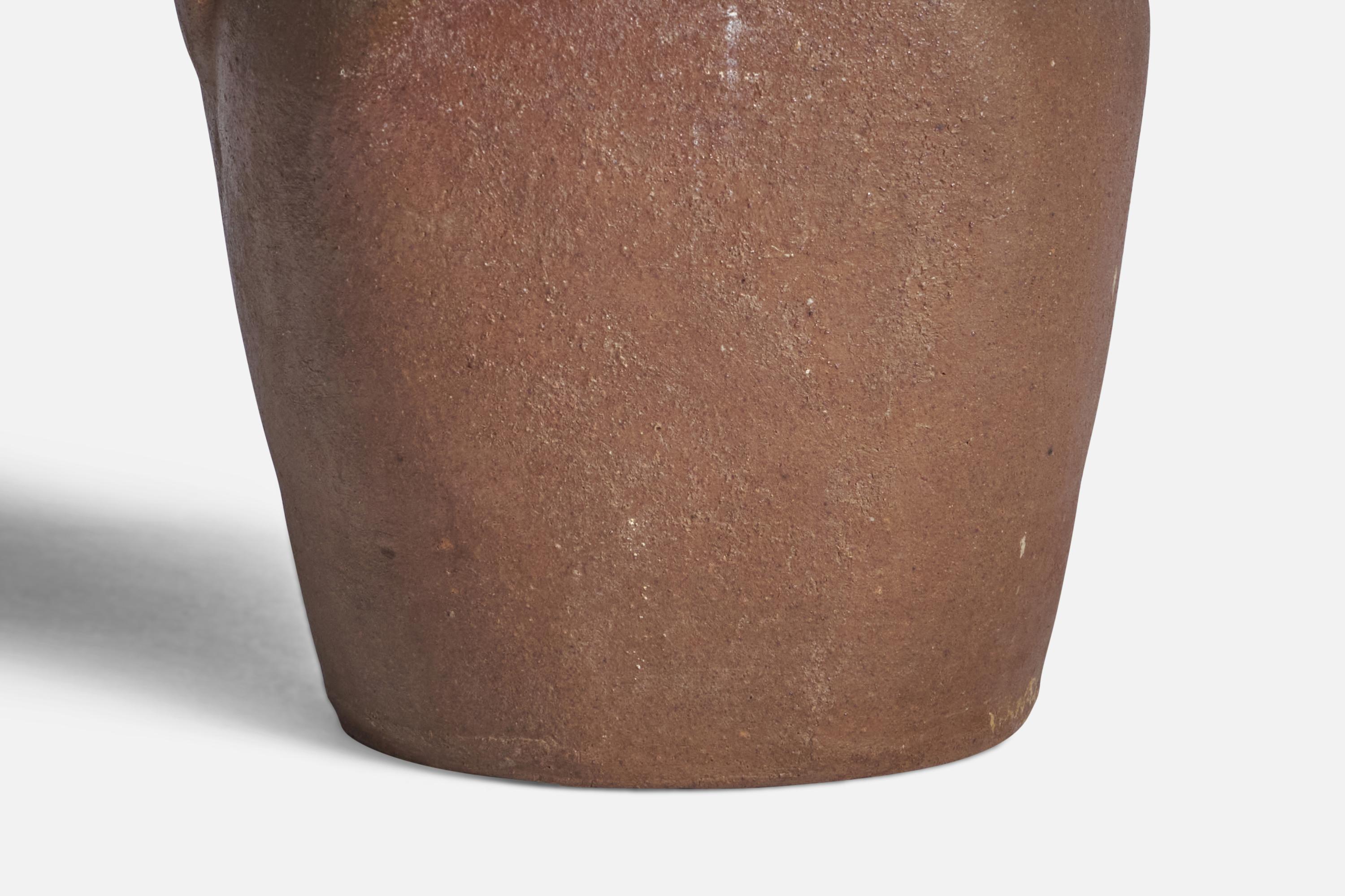 Mid-20th Century Höganäs Keramik, Pitcher, Stoneware, Sweden, 1930s For Sale