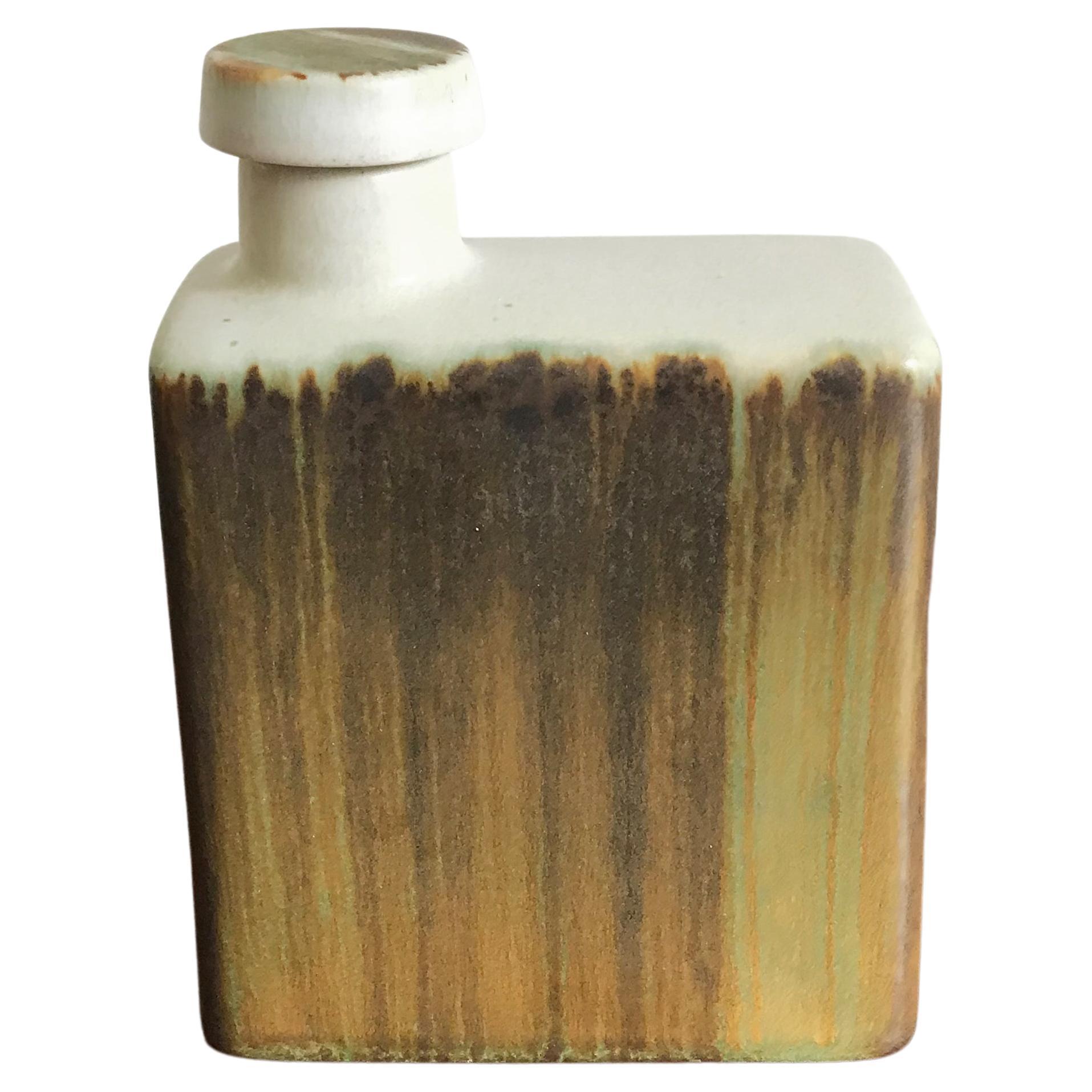 Höganäs Keramik Scandinavian Ceramic Bottle, 1960s