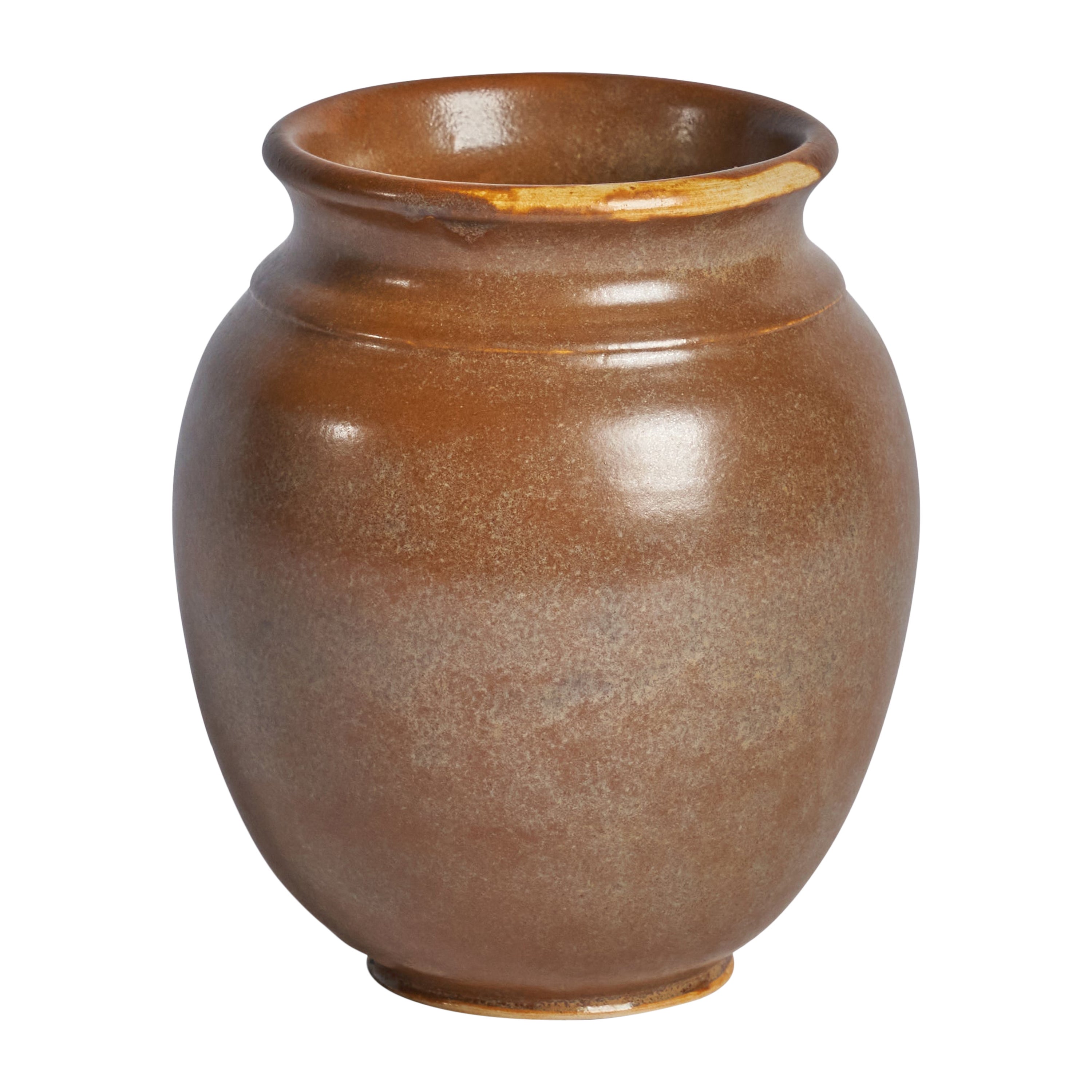 Höganäs Keramik, Table Lamp, Stoneware, Sweden, 1960s For Sale