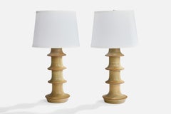 Höganäs Keramik, Lampade da tavolo, gres, Svezia, anni '60