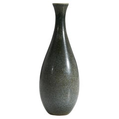 Hganas Keramik, Vase, glasiertes Steingut, Hgans, Schweden, 1940er Jahre