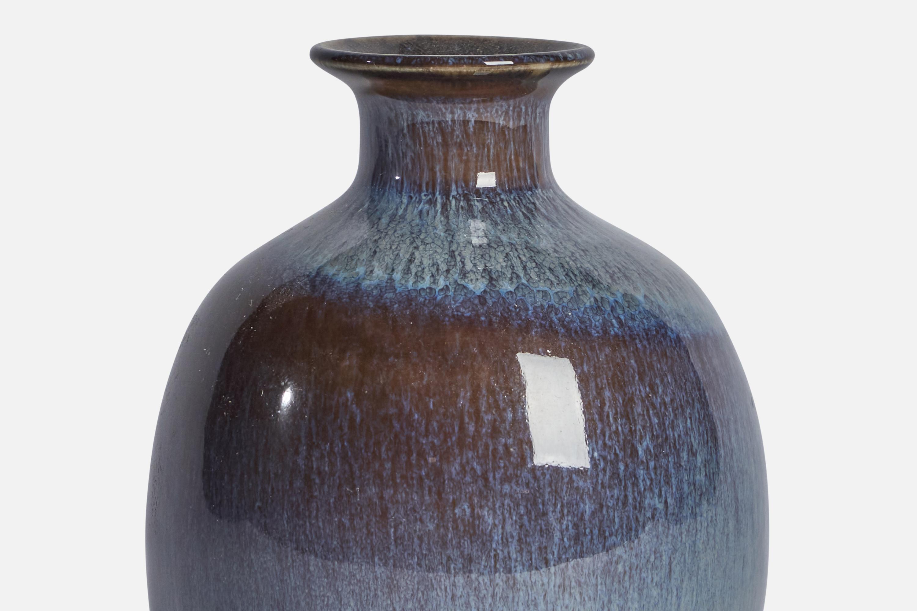 Suédois Höganäs Keramik, vase, grès, Suède, années 1960 en vente