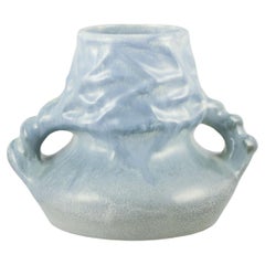Höganäs, Sweden. Large Art Nouveau ceramic vase with two handles. Approx. 1900