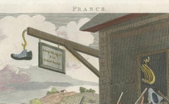 Hogarth's 1756 'France' Satirical Print: A Scathing Critique - Published in 1798