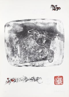 5 from the 10 Horses portfolio, Lithograph by Hoi Lebadang