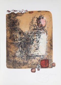 6 from the 10 Horses portfolio, Lithograph by Hoi Lebadang