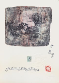 Vintage 9 from the 10 Horses portfolio, Lithograph by Hoi Lebadang