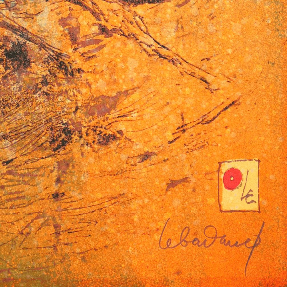 'Equestrian Actress', Modernism, Circus, Vietnamese, French, Horse, Acrobats - Print by Hoi Lebadang