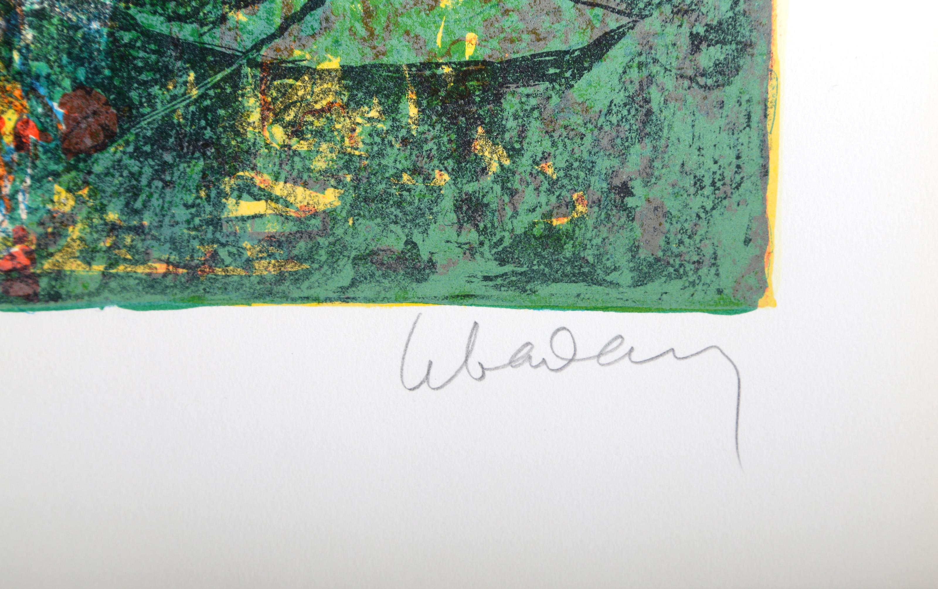 Floating Down the River, Lithograph by Hoi Lebadang For Sale 3