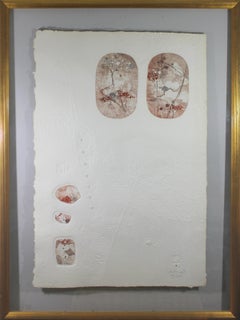 Grand Champagne I, Abstract Etching by Lebadang (aka Hoi)