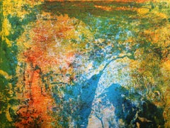 The Horses by the Mountains, Lithographie von Hoi Lebadang