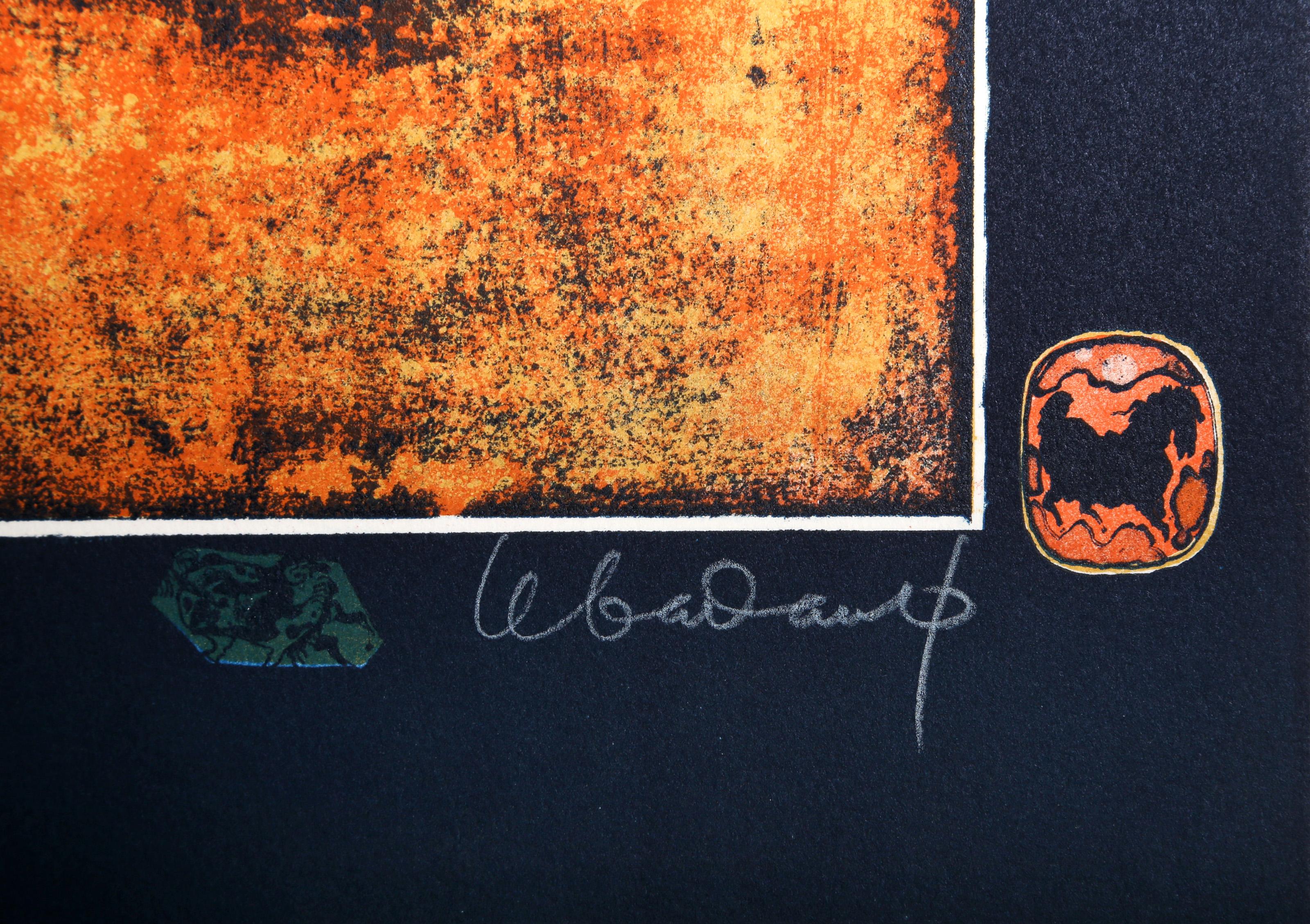 Horses in the Wild, Lithograph by Hoi Lebadang For Sale 3