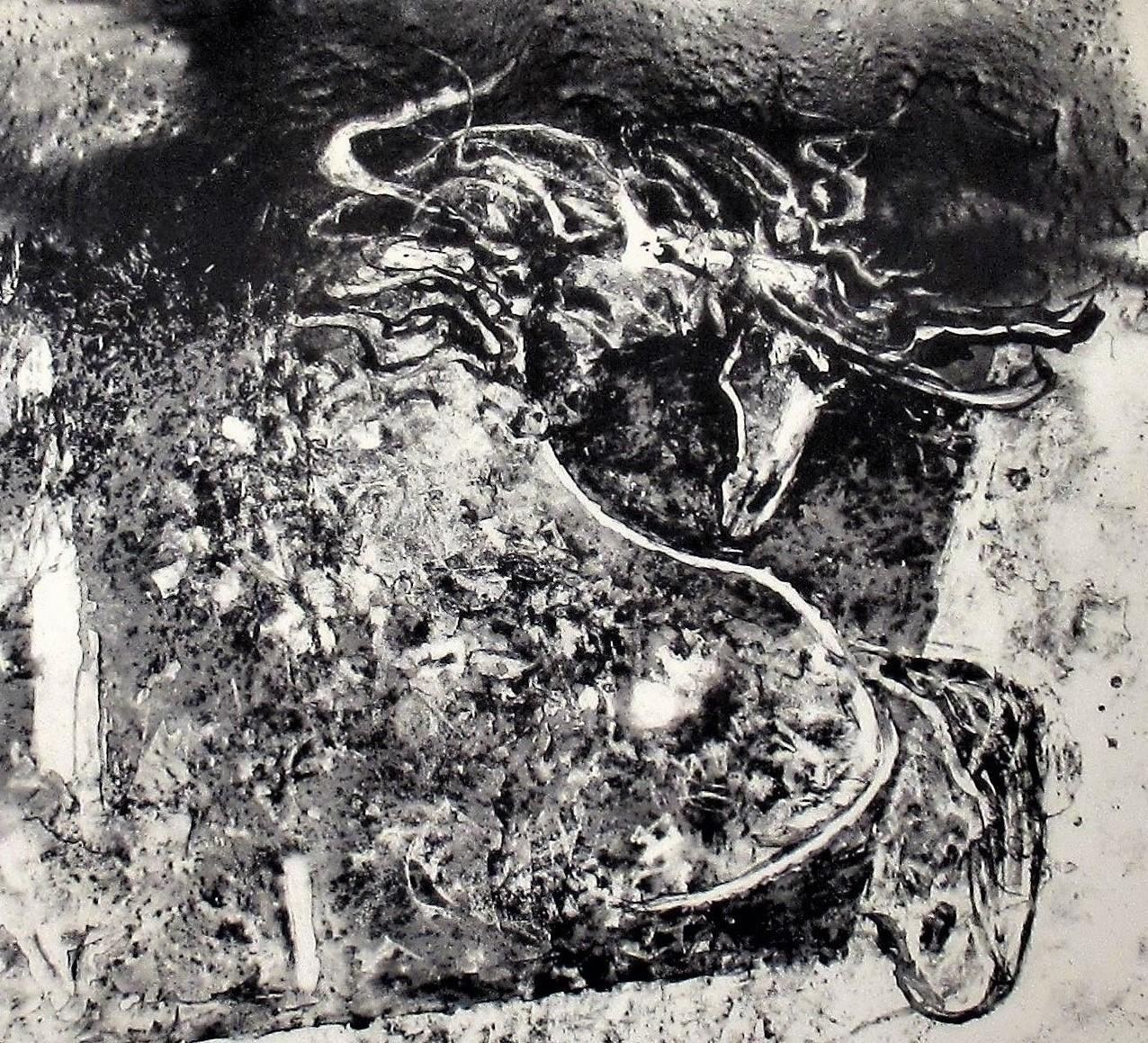 Pferde #V (Grau), Figurative Print, von Hoi Lebadang
