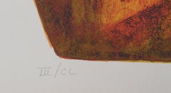 Nature Prays Without Words 1, Lithographie über Bögen von Hoi Lebadang