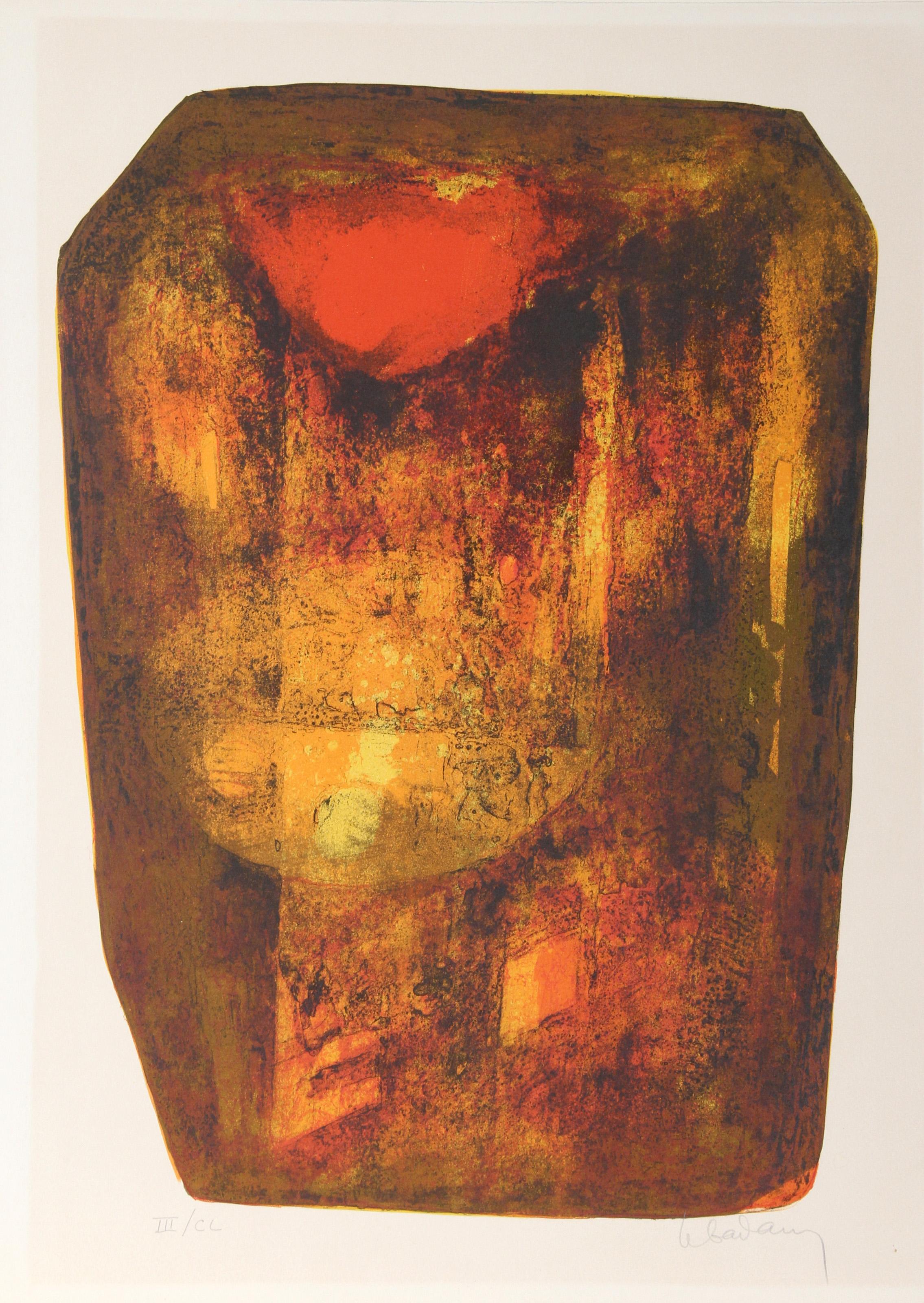 Lebadang (alias Hoi), vietnamita (1922 - 2015) -  La Naturaleza Reza Sin Palabras 1. Año: 1967, Medio: Litografía sobre Arches, firmada y numerada a lápiz, Edición: III/CL, Tamaño: 30  x 22 pulg. (76,2  x 55,88 cm) 