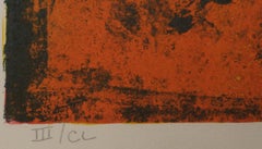 Nature Prays Without Words 5, Lithographie über Bögen von Hoi Lebadang