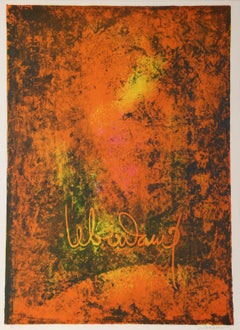Nature Prays Without Words 5, Lithographie sur Arches de Hoi Lebadang
