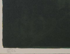 Nature Prays Without Words 6, Abstract Expressionist Lithograph by Hoi Lebadang