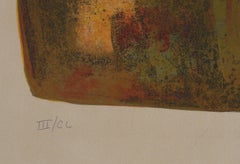 Nature Prays Without Words 9, Lithograph on Arches by Hoi Lebadang