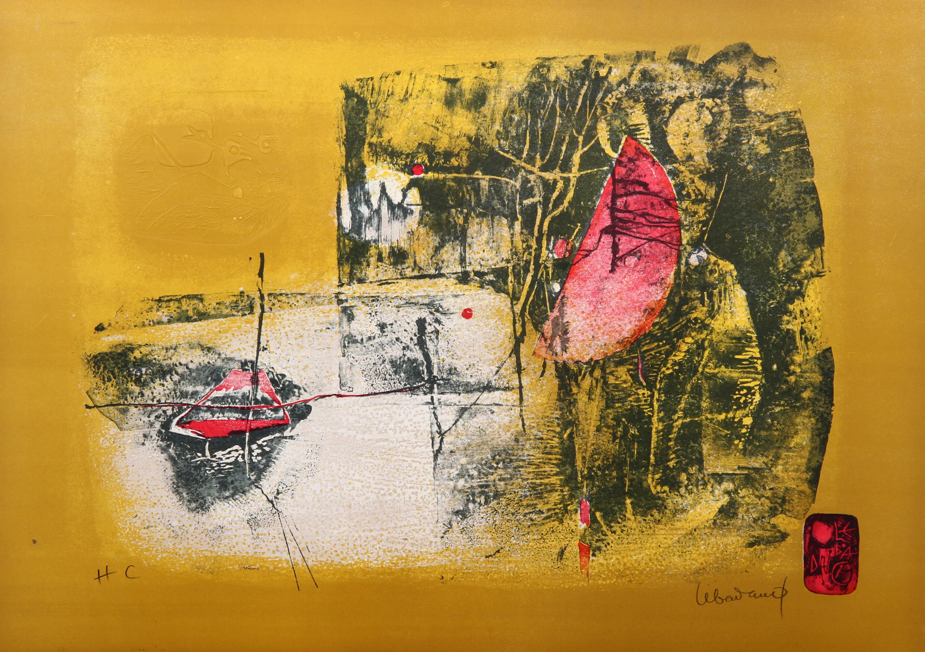 Lebadang (alias Hoi), vietnamita (1922 - 2015) -  La Naturaleza Reza sin Palabras IX. Año: 1967, Medio: Litografía, Firmada y Numerada a Lápiz, Edición: LXXXVII/CL, Tamaño: 30  x 22 pulg. (76,2  x 55,88 cm) 