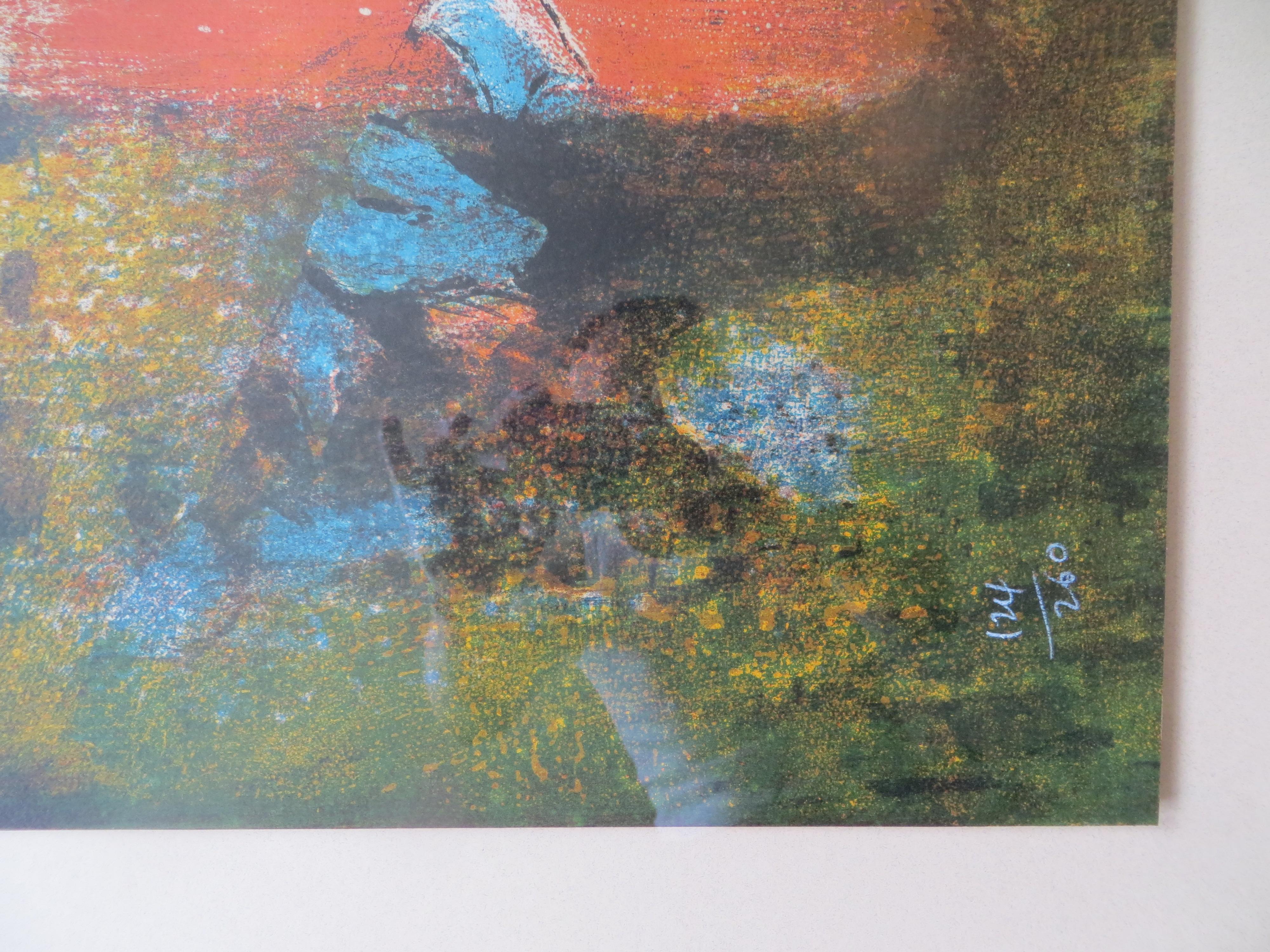 Litografia originale 124/260  firmato Hoi Lebadang (1921-2015) in vendita 2