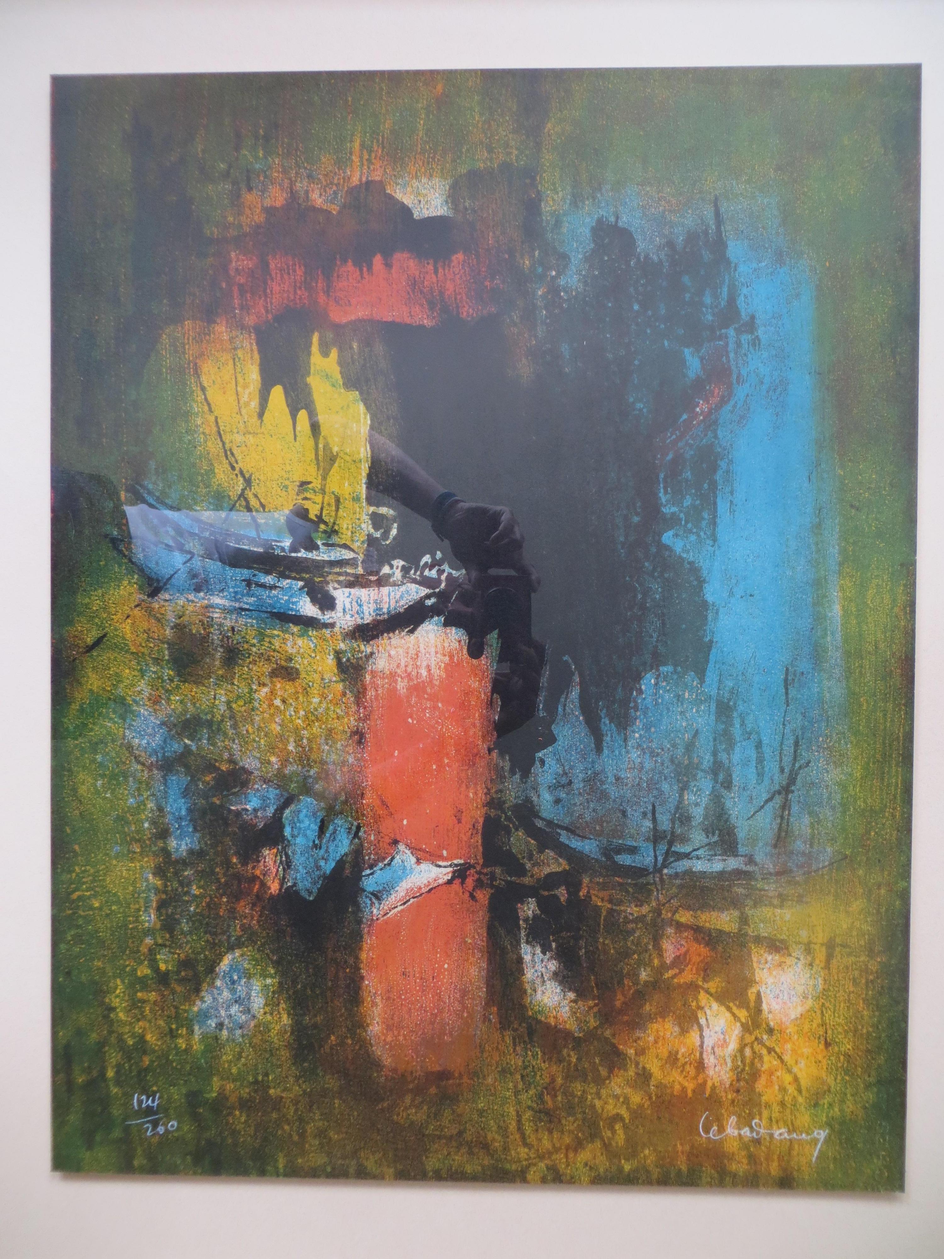 Litografia originale 124/260  firmato Hoi Lebadang (1921-2015) in vendita 3