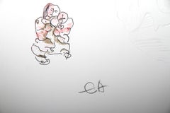 Senza titolo - Studi di figure, litografia con incisione calcografica di Hoi Lebadang