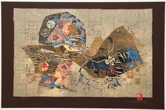 Sans titre - Floral Moon, sérigraphie de Hoi Lebadang
