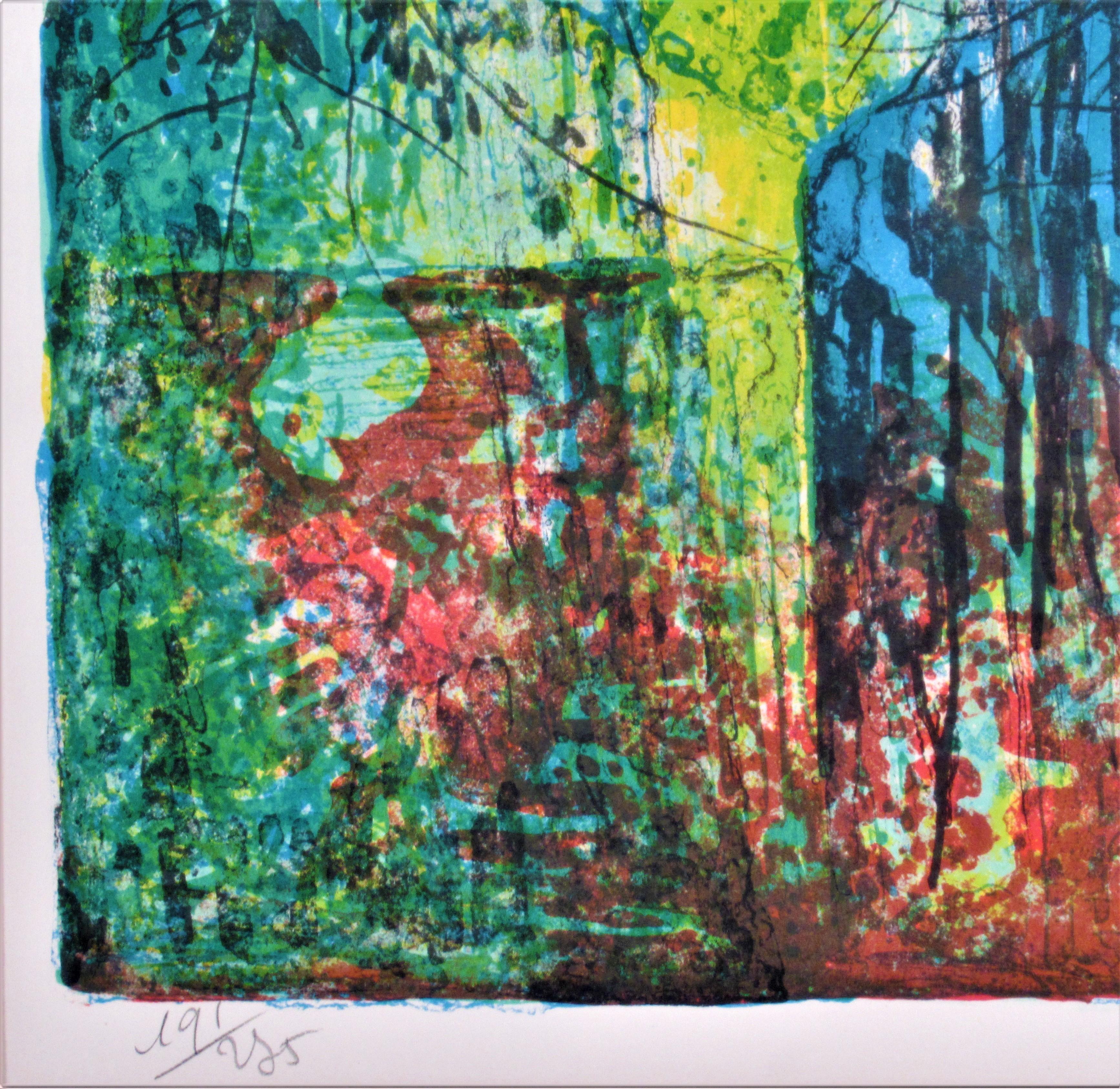 Vase de Fleurs - Modern Print by Hoi Lebadang