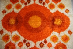 Alfombra de lana Hojer Eksport de mediados de siglo: "Sinfonía" Dinamarca